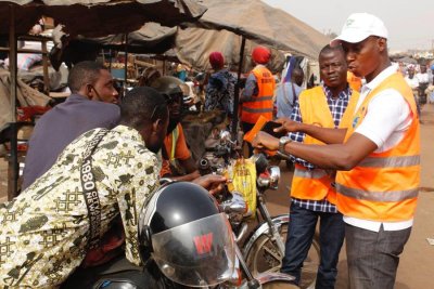 Sécurité routière: la Direction régionale de Korhogo sensibilise au marché Delafosse