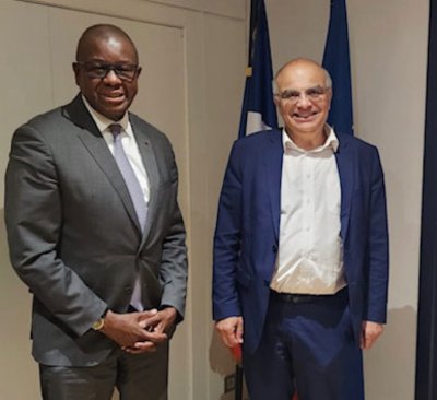 Diplomatie : le Consul Général de la Côte d’Ivoire à Paris, Issiaka Konaté échange avec Didier Leschi, Directeur Général de l’Office Français de l’Immigration et de l’Intégration (OFII)