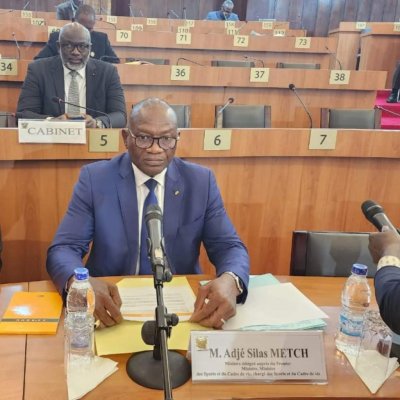 Sénat/Présentation du budget du ministère des Sports et du Cadre de Vie: Adjé Silas Metch obtient le quitus des sénateurs 