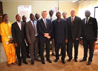 Programme présidentiel de logements : le PDG du Groupe Duval  visite la SICOGI