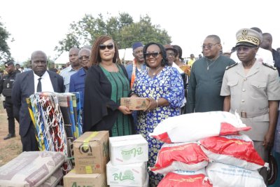 Solidarité : 257 ménages sinistrés à Facobly et Bangolo bénéficient de la Solidarité gouvernementale