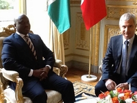 Le Président de l’assemblée nationale de Côte d`Ivoire, l’honorable Soro Kigbafori Guillaume a été reçu par son homologue français Claude Bartolone
