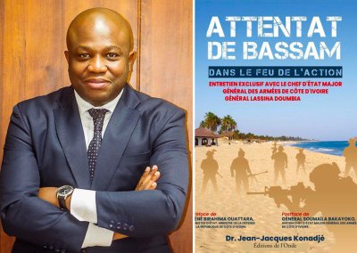 Sortie d’ouvrage : Dr Jean-Jacques Konadjé  revient «sur les évènements douloureux» de l’attentat terroriste de Grand-Bassam en 2016