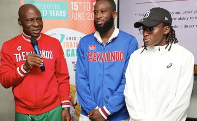 Taekwondo/African youth training Abidjan : Cissé Cheick et Ruth Gbagbi subliment le camp