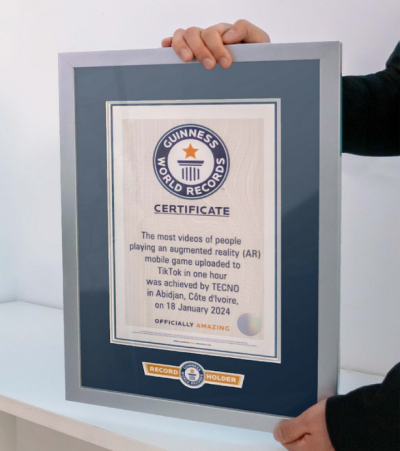 TikTok : TECNO établit un nouveau GUINNESS WORLD RECORDS