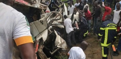 Côte d'Ivoire: dix personnes tuées  dans un accident de la circulation à  Yopougon Gesco ( Pompiers)