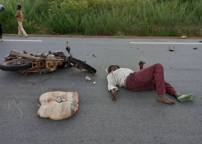 Un paysan grièvement blessé après avoir percuté une charrette tractée par un âne à Kani