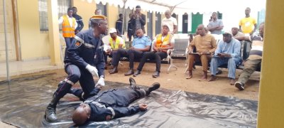 Les transporteurs de Bouna sensibilisés sur les gestes de secours