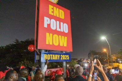 Une stèle du Rotary dédiée à la lutte contre la polio inaugurée à Treichville