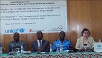 Atelier régional sur l’intégration des compétences-clefs adaptés aux droits de l’enfant dans la formation et la pratique des forces de sécurité en Afrique et Haiti