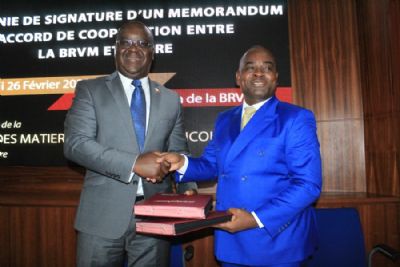 Signature d’un accord pour créer une bourse des matières premières agricoles en Côte d’Ivoire