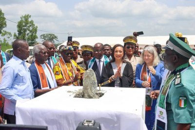 Valorisation et préservation du patrimoine archéologique : la ministre Françoise Remarck lance les travaux du musée de Singrobo-Ahouaty