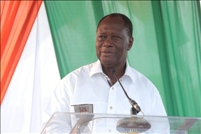Visite d’Etat: Alassane Ouattara dit ne pas être en campagne pour la présidentielle de 2015