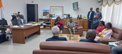Visite de courtoisie de la nouvelle représentante résidente de l’UNFPA au préfet de la région de Gbêkê
