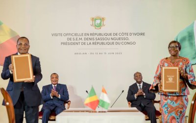 Visite officielle du Président de la République du Congo, Dénis Sassou Nguesso en Côte d'Ivoire : 13 accords de coopération signés entre les gouvernements des deux pays