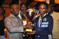 Finales du championnat national de volleyball 2013 : le conseil du café-cacao donne un éclat particulier a la fête.