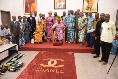 Vœux de Nouvel An 2025: Affi N’Guessan chez le Roi du Moronou