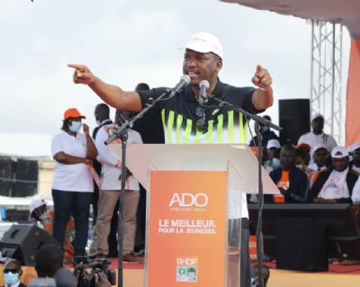 Meeting Jeune du RHDP à Yopougon: le message de Mamadou Touré, directeur national de campagne en charge des jeunes