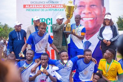Zouan-Hounien : Kouepkeu s’impose en finale du tournoi Alassane Ouattara