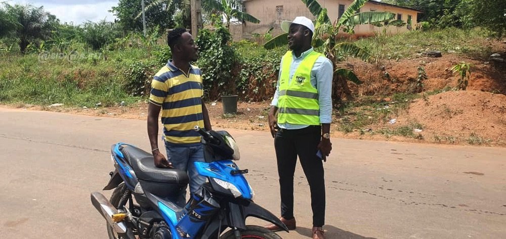 Abengourou: Les usagers des 02 et 03 roues de Sankadiokro sensibilisés à la sécurité routière