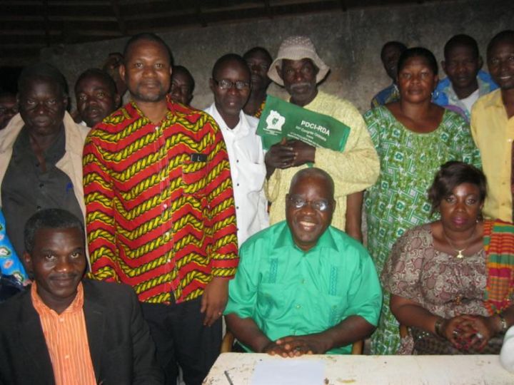 Korhogo: le PDCI fait peau neuve,  les sections renouvelées, les  secrétaires généraux  du département élus