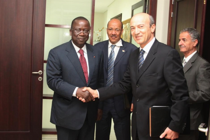 Primature / Audience du Premier ministre : Des pétroliers libyens chez Jeannot Ahoussou Kouadio