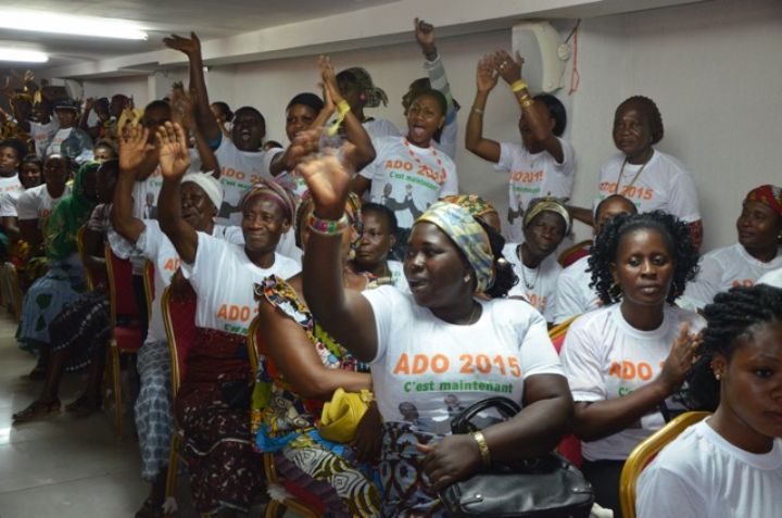 Baptême de feu du Mouvement ADO 2015, au siège du RDR: 1000 militants dont plusieurs Pro-Gbagbo bouclent la rue Lepic