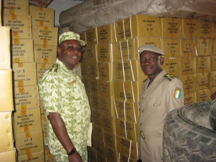Korhogo et Ferkessedougou: plus de 100 millions F de marchandises de contrebandes, prohibées saisies