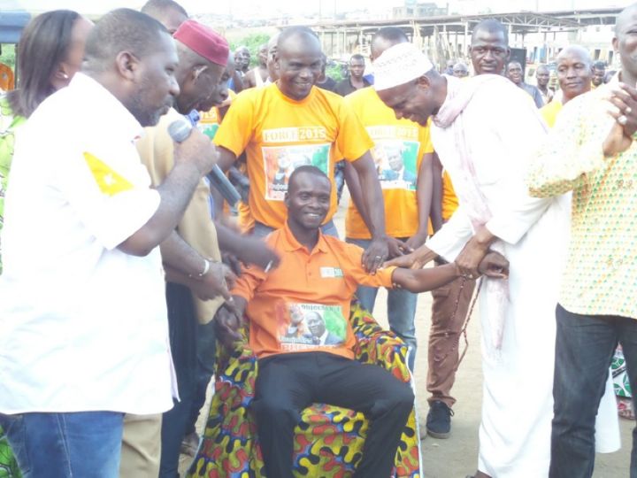 Investiture du Président du Mouvement Force 2015 Section de la Casse (MACACI)