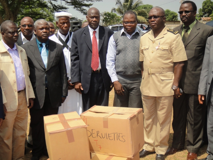 Le SNRR offre 15 tonnes de non vivres aux personnes déplacées internes de cote d’ivoire vivant  à Bingerville.