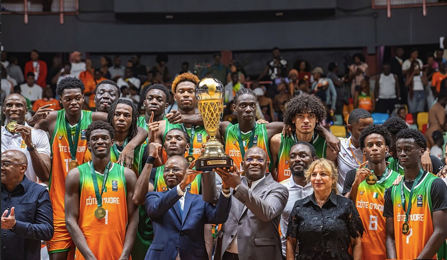 Afrobasket U18 Garçons : la Côte d’Ivoire sacrée championne d’Afrique face au Sénégal