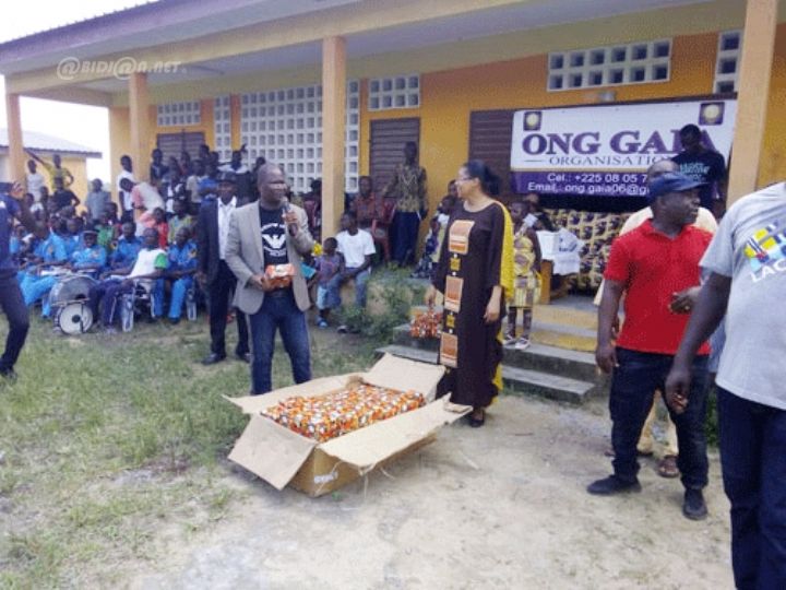 Noël 2020 : ‘Gaïa’ offre cadeaux et repas à 450 élèves d’Elévi (Agboville)