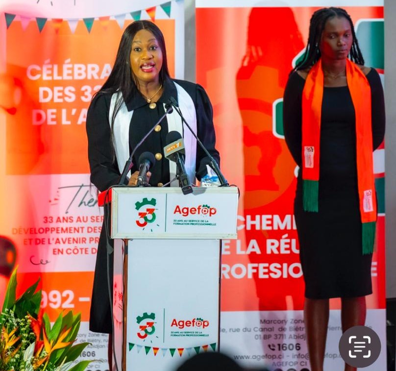 Agence nationale de Formation professionnelle (AGEFOP) : la directrice générale, Karitia Coulibaly De Medeiros, dresse les acquis en trente-trois ans et les perspectives