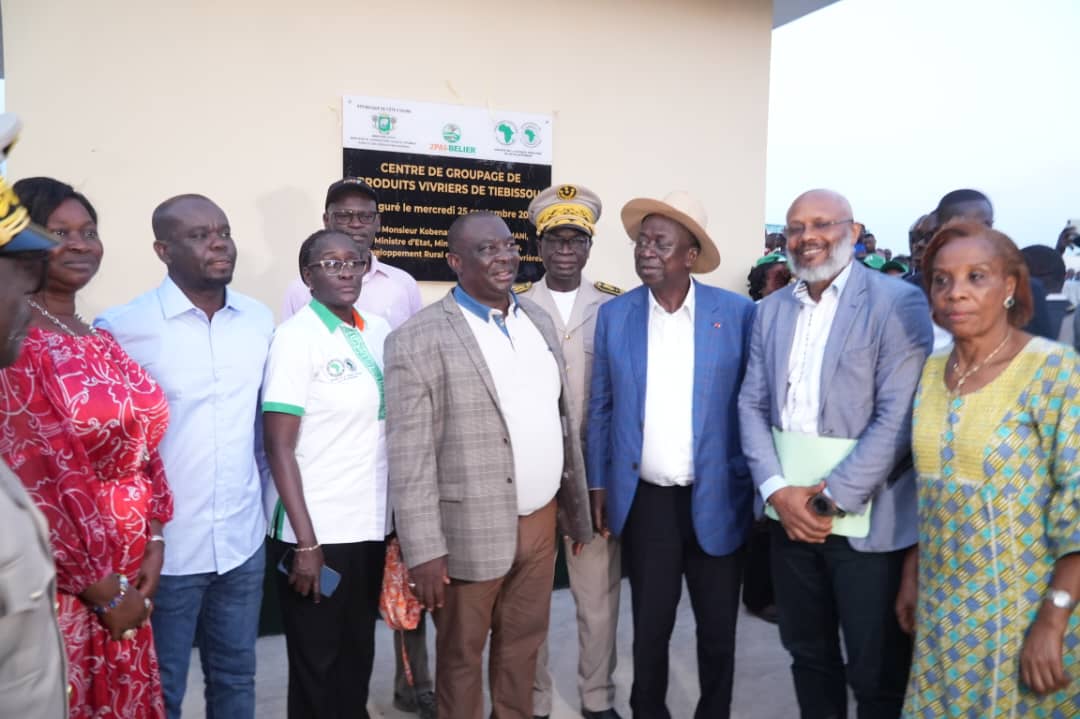 Souveraineté alimentaire : Deux centres de collecte et de groupage des produits vivriers ouverts dans la région du Bélier