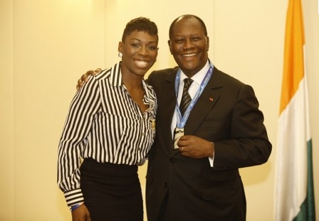 Athlétisme  / Après son audience avec le chef de l`Etat, Murielle Ahouré : “Je suis fière de la Côte d`Ivoire”