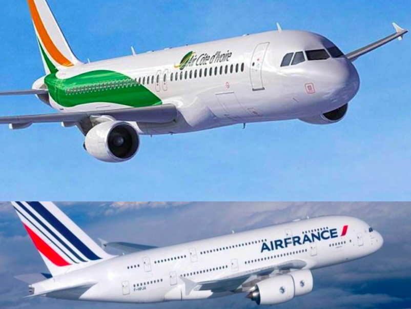 Transport aérien : Air Côte d’Ivoire et Air France signent un accord réciproque de partage de codes