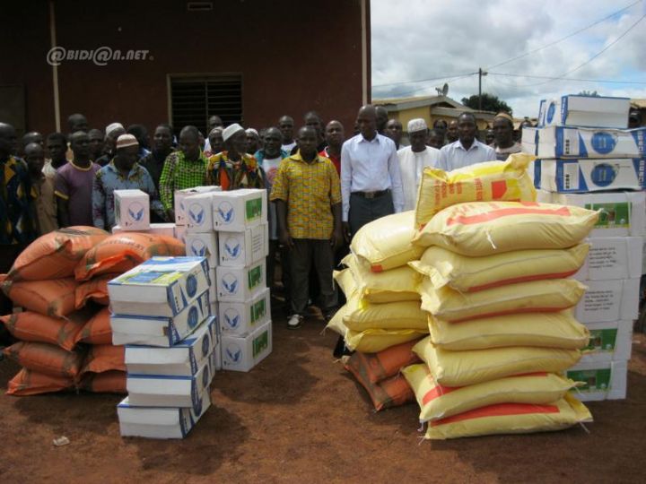 Sirasso: des villages  producteurs d’anacardes ont reçu des lots de 3 millions