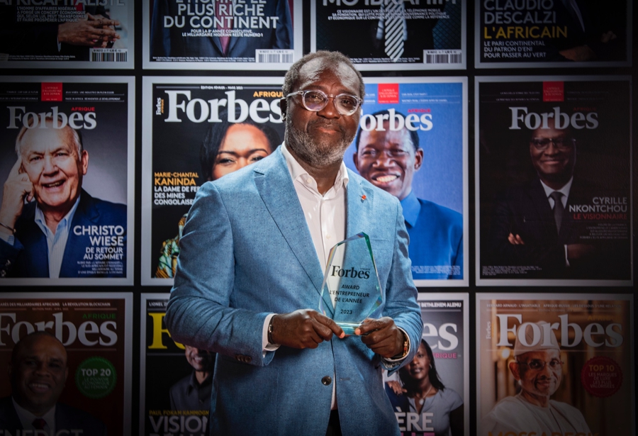 Economie : Alain Kouadio rafle le prix Forbes Afrique de l’Entrepreneur africain de l’année 2023