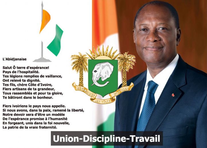 Création du Drapeau national de la République de Côte d'Ivoire
