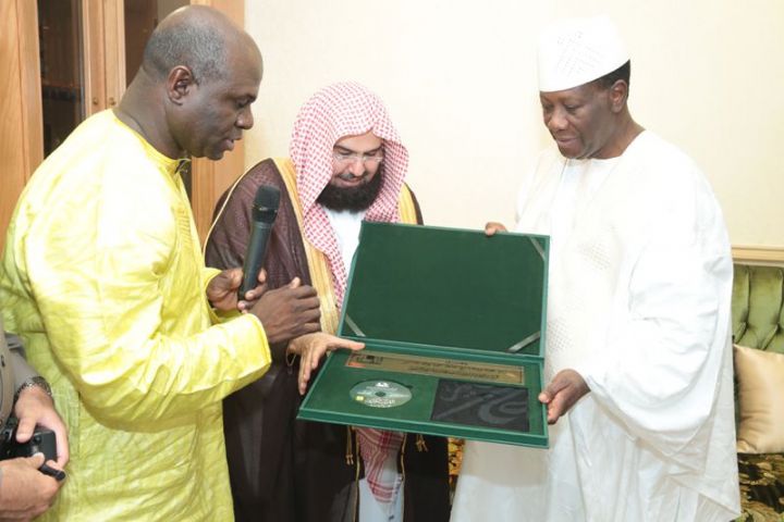 Le Chef de l’Etat a été reçu par l’Imam de la sainte mosquée de la Mecque (Makkah)