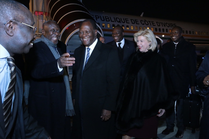 Ouattara à Paris pour un sommet sur la paix et la sécurité en Afrique