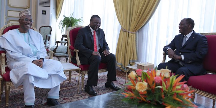 Le Directeur Afrique du Groupe Total et un émissaire du Président du Niger ont échangé avec le Chef de l’Etat
