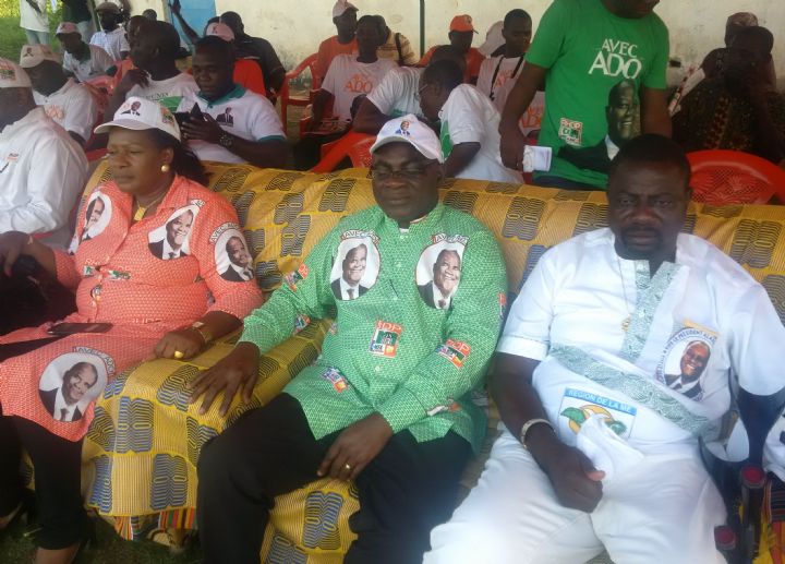 Alepé (Montezo) : Meeting de clôture de Campagne  d’Alassane Ouattara/Dr Sain Oguié et la Direction départementale font basculer les militants du FPI