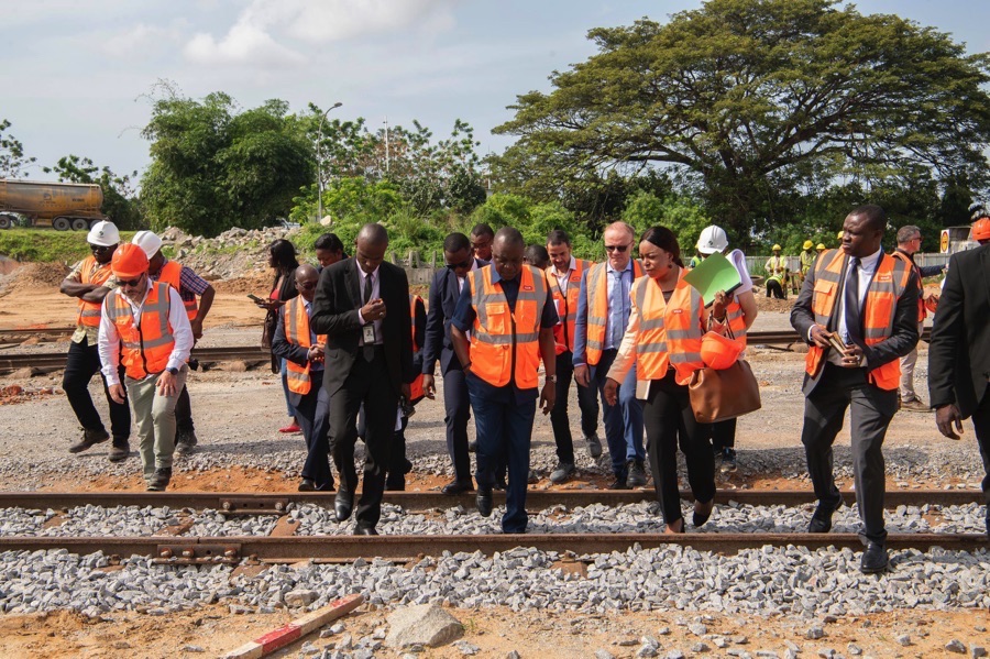 Côte d'Ivoire : Amadou Kone visite le chantier du Métro d'Abidjan