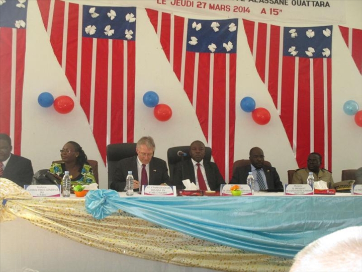 Inauguration des annexes au tribunal de première instance de Bouaké: l’allocution de l’Ambassadeur, Terence P. McCulley