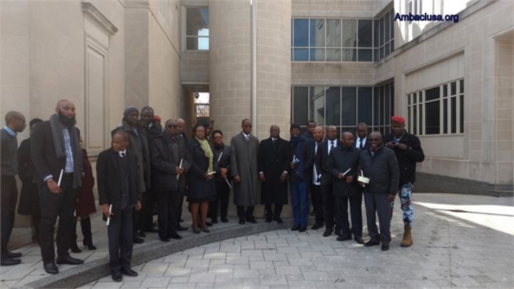 An 1 des attentats terroristes de Grand Bassam à Washington, DC : Emotion et Recueillement