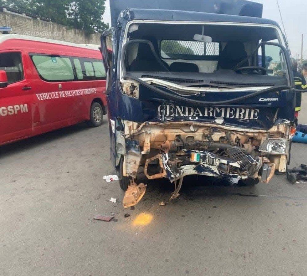 Anyama : 16 gendarmes blessés dans un accident de la circulation (bilan provisoire)
