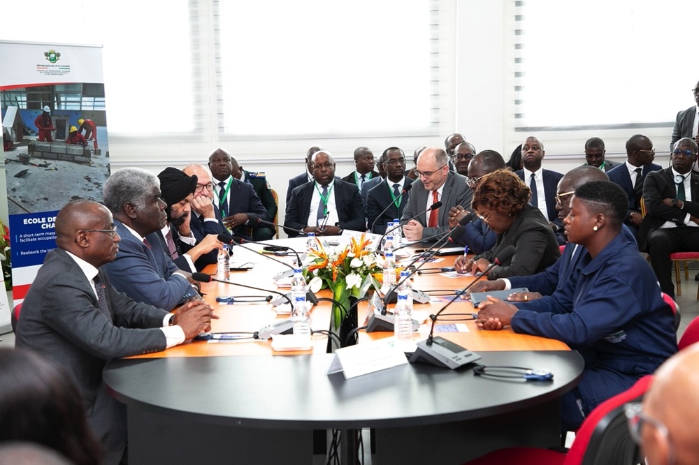 Appuis à l’Enseignement technique et professionnel : le Premier Ministre, Robert Beugré Mambé, reconnaissant à l’AFD et à la Banque mondiale pour leur disponibilité