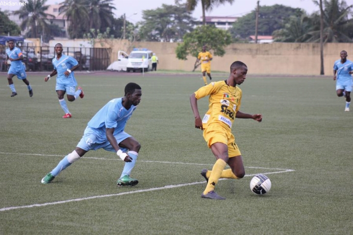 Ligue 1 ivoirienne de football : San-Pédro consolide sa position de leader en étrillant la JCAT (3-0)
