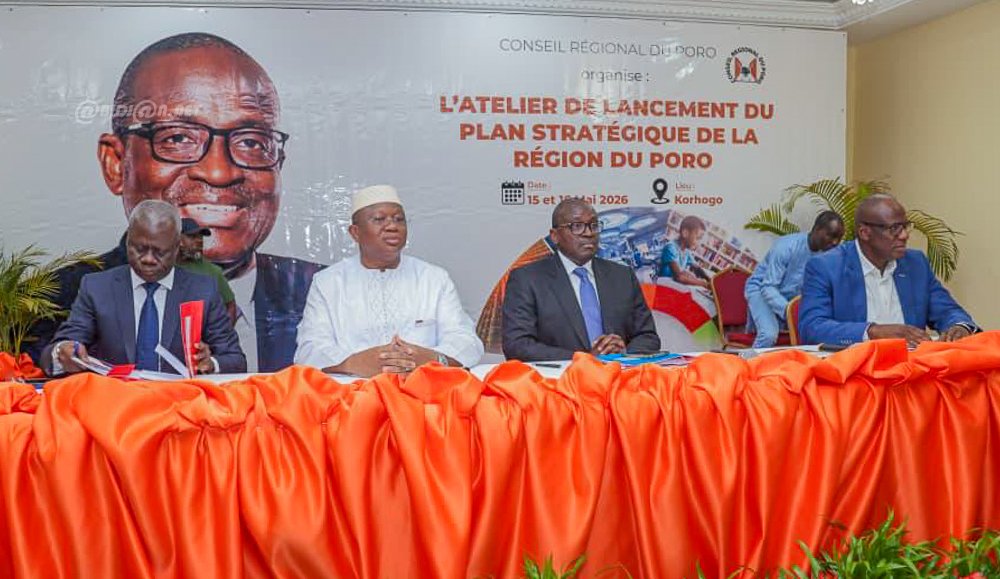 Atelier du Conseil régional du Poro : le président engage l’élaboration d’un plan stratégique de développement inclusif